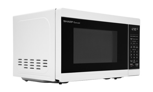 Sharp 0.7 Cu. ft. White Countertop Microwave