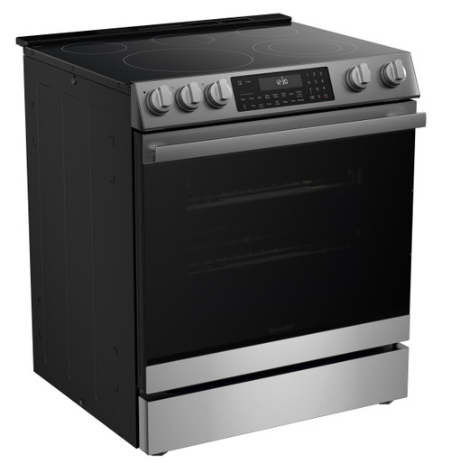 30 in. Electric Convection Slide-In Range with Air Fry | SHARP