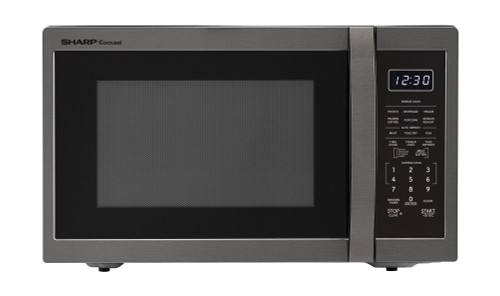 1.4 cu. ft. Black Stainless Steel Carousel Countertop Microwave (SMC1452KH) head on