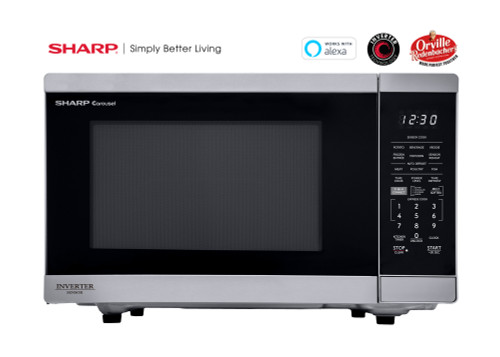 キッチン家電 SHARP Sharp 1100W Smart Microwave with Inverter Technology (SMC1469KS)