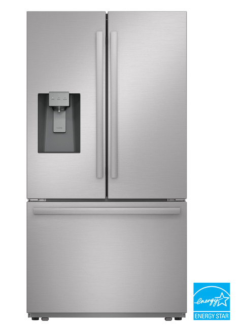Sharp French 3-Door Refrigerator with Water Dispenser (SJF2955KS) head on cobrand