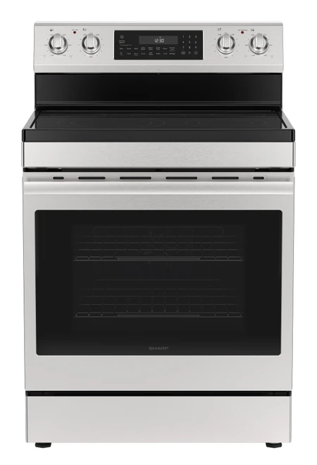 SFR3075MS Freestanding Electric Range Head On Angled