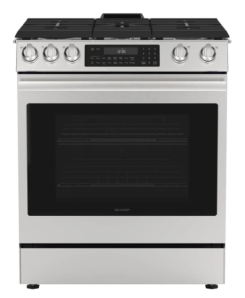 SSG3076SNS 6.1 cu. ft. Slide-in Gas Range Head On