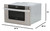 24 in. 1.2 cu. ft. 950W Sharp Easy Open Stainless Steel Microwave Drawer (KB6524PSY) Dimensions