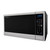 1.8 cu. ft. Sharp Stainless Steel Microwave with Black Mirror Door (SMC1843CM) – left side view