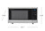 2.2 cu. ft. Stainless Steel Countertop Microwave Dimensions (SMC2242DS) 2.2 cu. ft. Stainless Steel Countertop Microwave Dimensions (SMC2242DS)