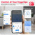 Sharp Smart True HEPA Large Room Air Purifier with Plasmacluster® Ion Technology (FXJ80UW) sharp air app infographic