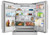 French 4-Door Counter-Depth Refrigerator (SJG2351FS) Head On Opened-Filled
