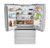 French 4-Door Counter-Depth Refrigerator (SJG2351FS) Head On Opened-Filled Top