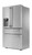 French 4-Door Counter-Depth Refrigerator with Water Dispenser (SJG2254FS) 3-Quarter Left