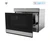 24" Built-In Smart Convection Microwave Drawer Oven (SMD2499FS) Left Open