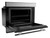 Smart Combi-Steam Oven (SSC2489GS) 3-Quarter-Right Open