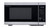 1.1 cu. ft. Mid-Size Countertop Microwave Oven (SMC1169HS) head on unbranded