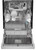 24 in. Slide-In Stainless Steel Hybrid Dishwasher (SDW6506JS) head on full