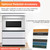 24 in. Smart Microwave Drawer Oven (SMD2479JS) Pedestal Infographic