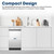 SDW4523MS Dishwasher Compact Design Infographic