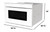 24 in. Smart Microwave Drawer Oven (SMD2479MW) Dimensions