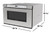 24 in. Built-In Stainless Steel Microwave Drawer Oven (SMD2430MS) dimensions