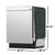 Sharp 24 in. Stainless Steel Dishwasher (SDY6768SMS) Dimensions