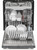 Sharp 24 in. Stainless Steel Dishwasher (SDY6768SMS) Head On Opened