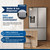 28.9 cu.ft. French 3-Door 36 in. Width Standard Depth Refrigerator with Water Dispenser in Stainless Steel (SJF2955MS) Slide In Shelf