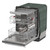 Sharp 24 in. Stainless Steel Dishwasher (SDY6748SNS) 3-Quarter-Left Opened