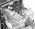 Sharp 24 in. Stainless Steel Dishwasher (SDY6748SNS) Upper Rack Filled