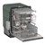 Sharp 24 in. Stainless Steel Dishwasher (SDW6735DNS) 3-Quarter-Right Opened