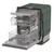 Sharp 24 in. Stainless Steel Dishwasher (SDW6735DNS) 3-Quarter-Left Opened