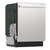 Sharp 24 in. Stainless Steel Dishwasher (SDY6735DNS) 3-Quarter-Right