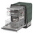 Sharp 24 in. Stainless Steel Dishwasher (SDY6735DNS) 3-Quarter-Left Opened