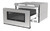 24 in. Built-In Stainless Steel Microwave Drawer Oven (SMD2430MS) 3 quarter left opened