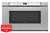 24 in. Built-In Stainless Steel Microwave Drawer Oven (SMD2430MS) Head on with Refurbished badge