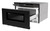 24 in. Smart Microwave Drawer Oven (SMD2479MB) 3 Quarter Left Opened