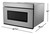 24 in. Smart Microwave Drawer Oven (SMD2479JS) Dimensions