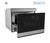 24" Built-In Smart Convection Microwave Drawer Oven (SMD2499FS) Right Open