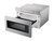 Sharp SMD2470ASY 24-inch Stainless Steel Microwave Drawer – left angle open