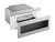 30 in. 1.2 cu. ft. 950W Sharp Stainless Steel Microwave Drawer Oven (SMD3070ASY) left angle open