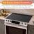 SSR3076SNS 6.3 cu. ft. Slide-in Electric Range Burners Infographic