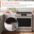 SSR3062DNS Slide-In Electric Range Guard Overhangs Infographic