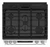 SSG3062DNS Slide-In Gas Range Gas Cooktop