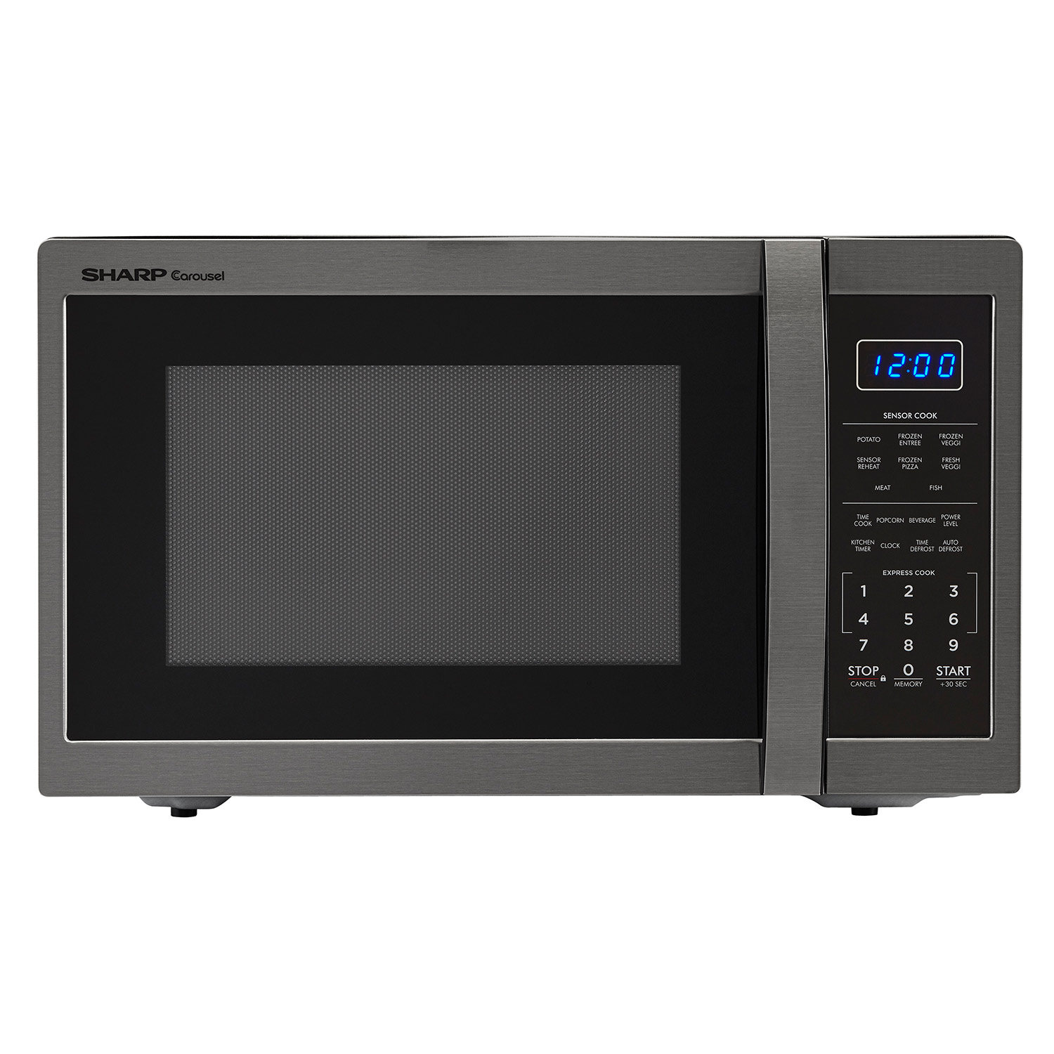 Toshiba 2.2 cu. ft. Countertop Microwave Oven, 1200 Watts, Stainless Steel  