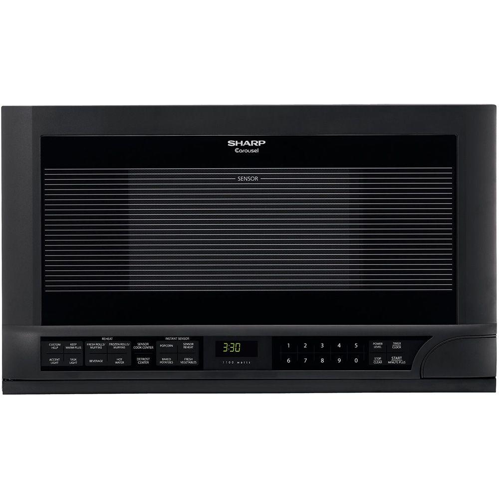 1.5 cu. ft. Black Over-the-Counter Microwave (R1210TY) head on