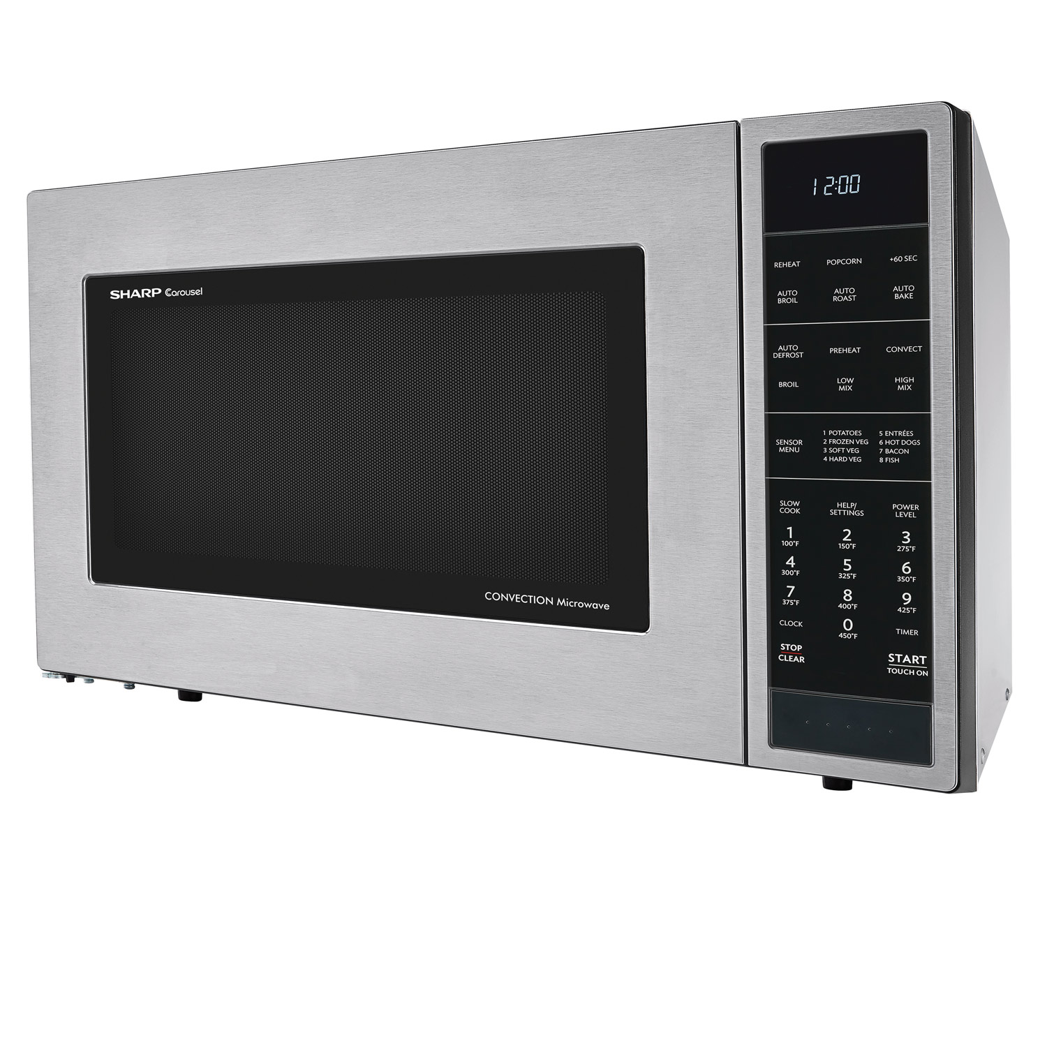 Sharp 1.5 cu.ft. 900W Carousel Countertop Microwave Oven - SMC1585BS