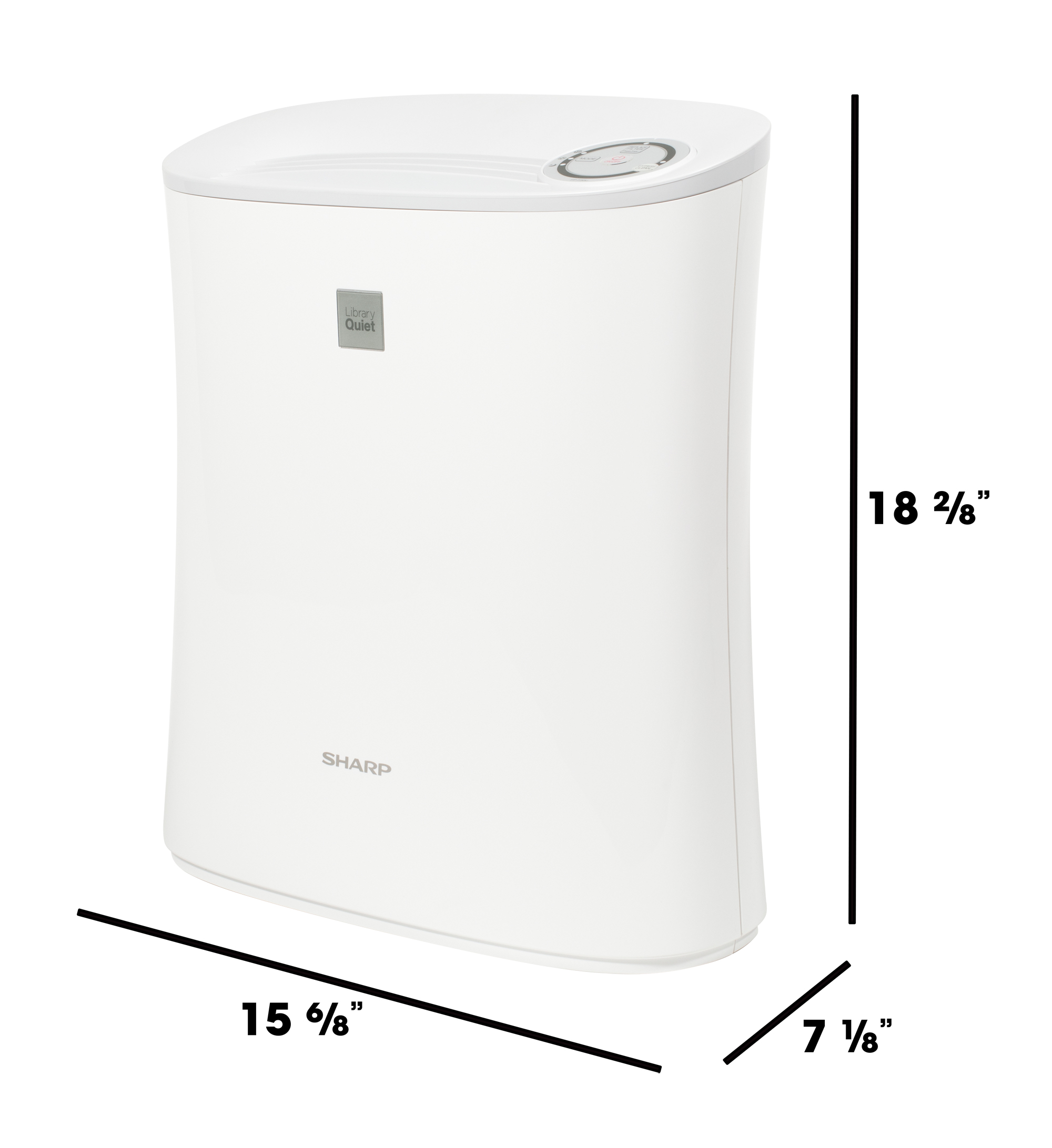 Sharp Small Room True HEPA Air Purifier (FPF30UH)  dimensions