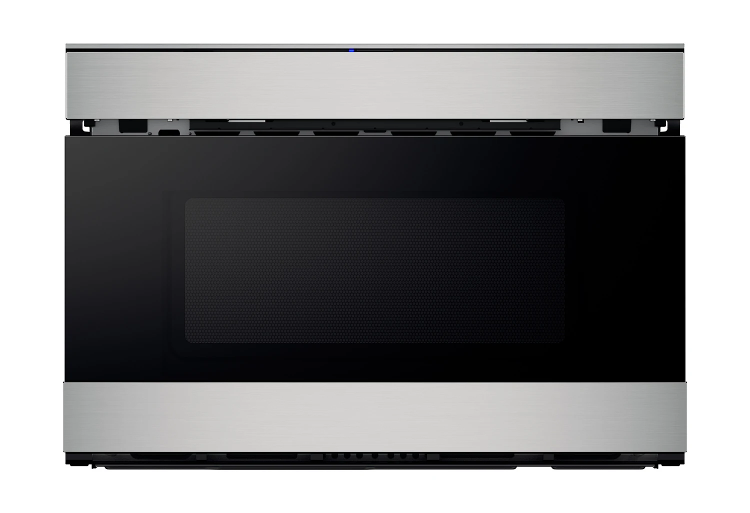 24 in. Sharp Stainless Steel Smart Microwave Drawer Oven (SMD2489ES) head on