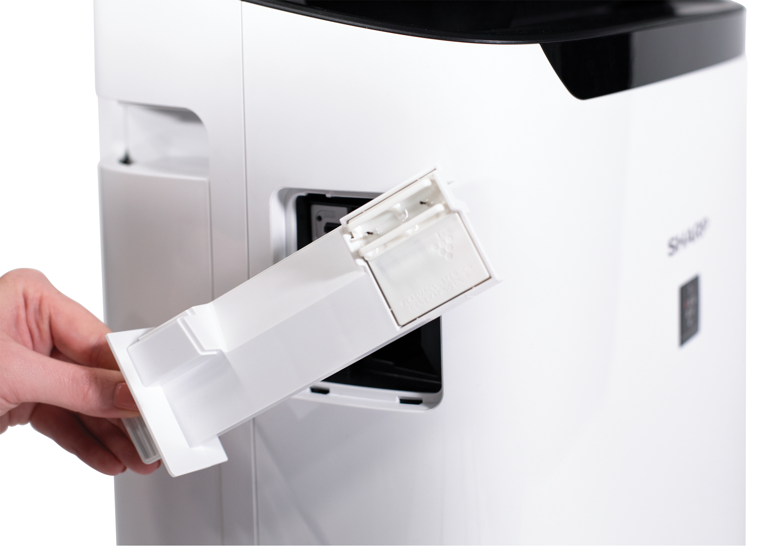 Sharp Smart True HEPA Large Room Air Purifier with Plasmacluster® Ion Technology (FXJ80UW) plasmacluster tray