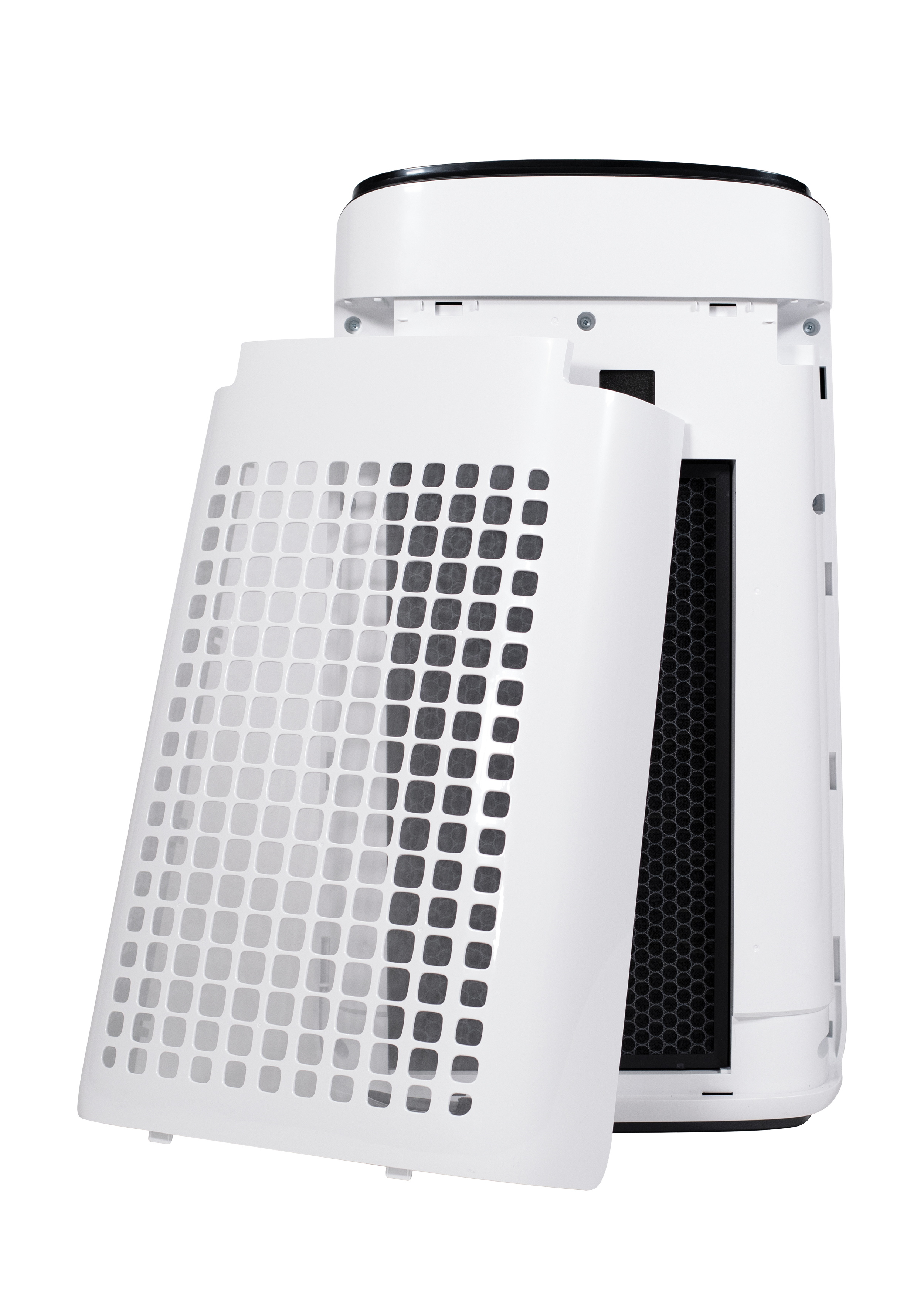 Sharp Smart True HEPA Large Room Air Purifier with Plasmacluster® Ion Technology (FXJ80UW) back open