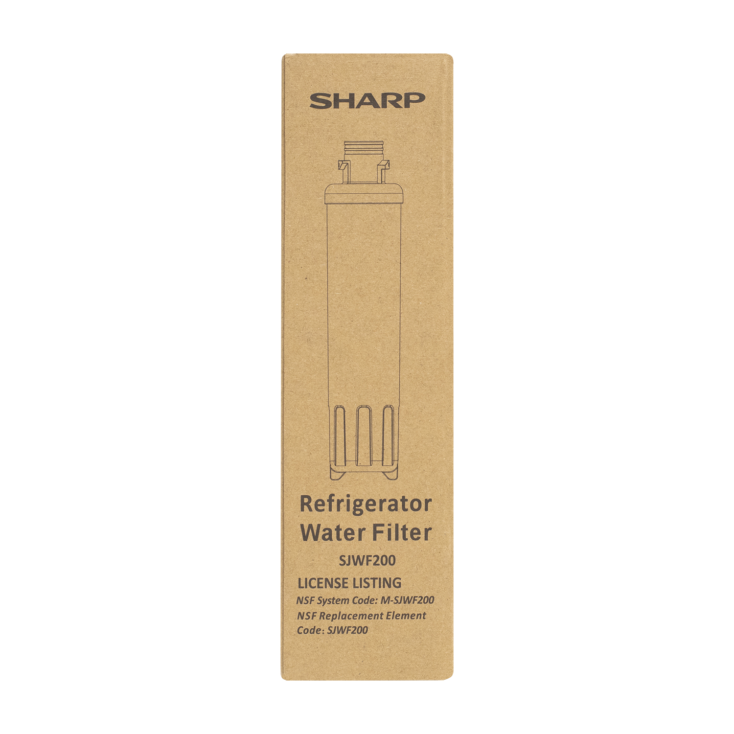 Sharp Refrigerator Water Filter SJWF200