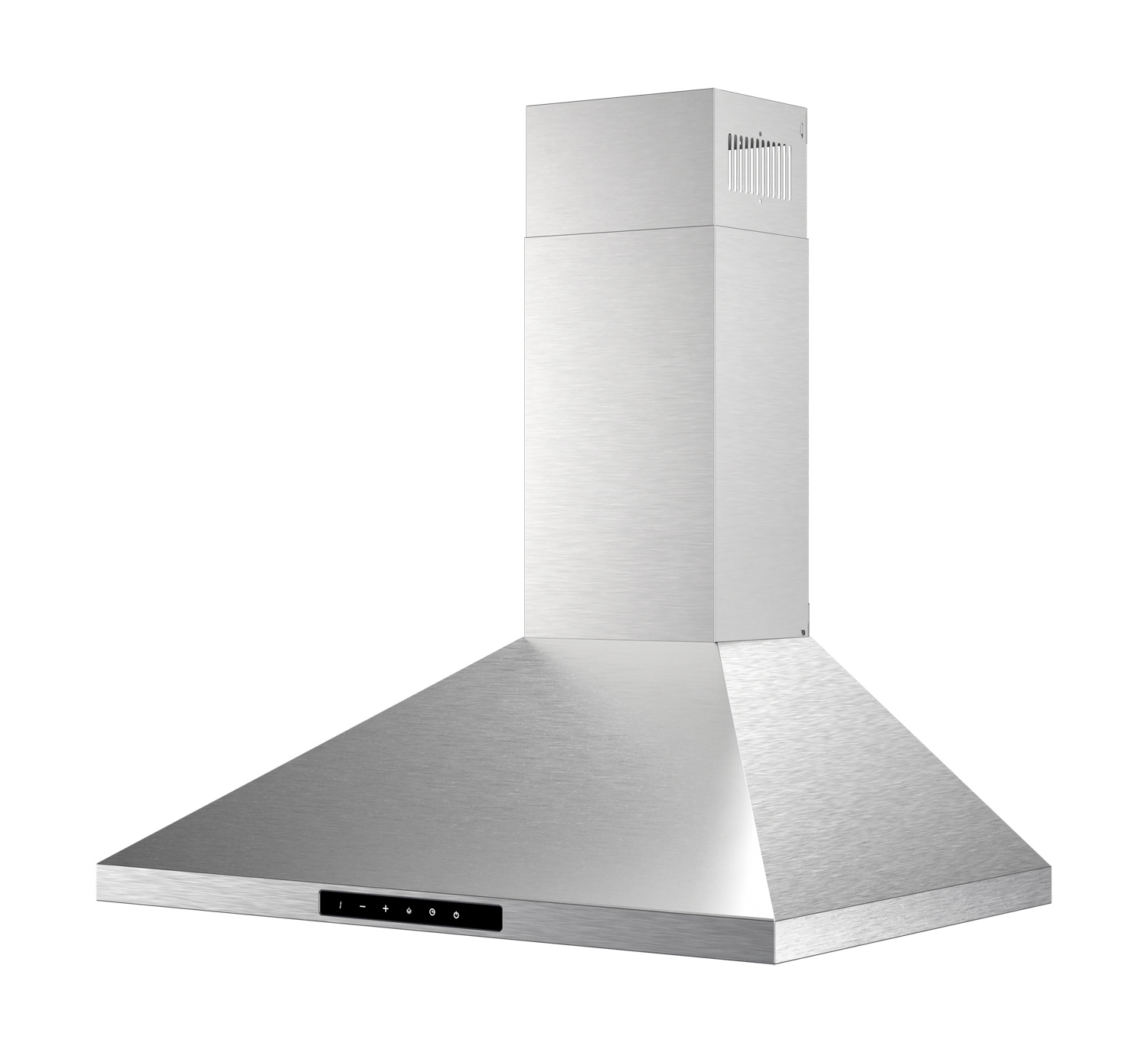 3-Speed 30" Wall Mount Chimney Range Hood (SHC3042FS) left angle